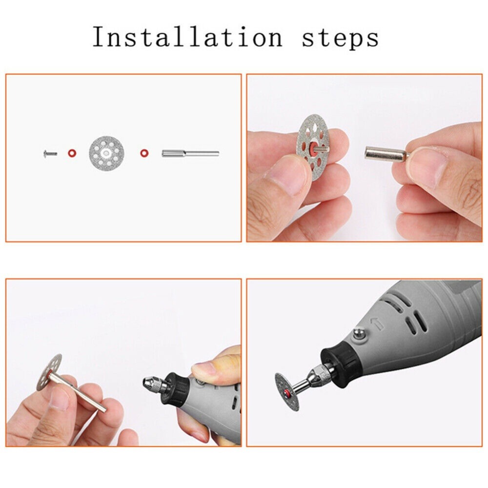 60/40/32/30/12/7/6PCS Diamant  - Cordless Rotary Tool Kit Accessories recensie en prijs