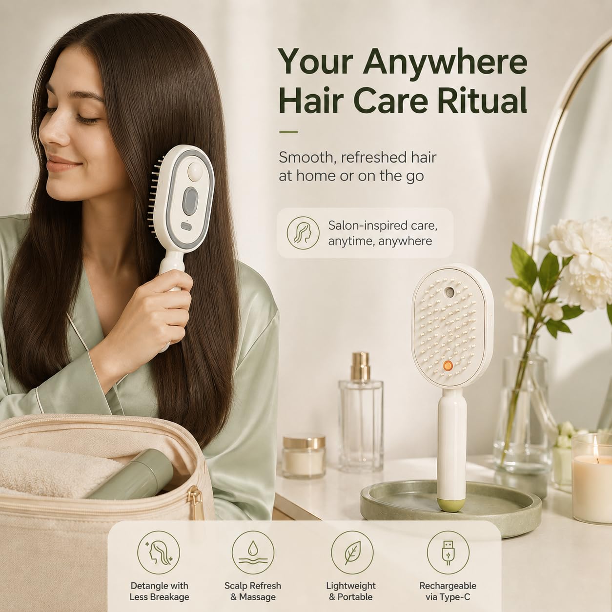 Elektrische Spray Haarmassagek - Electrical recensie en prijs