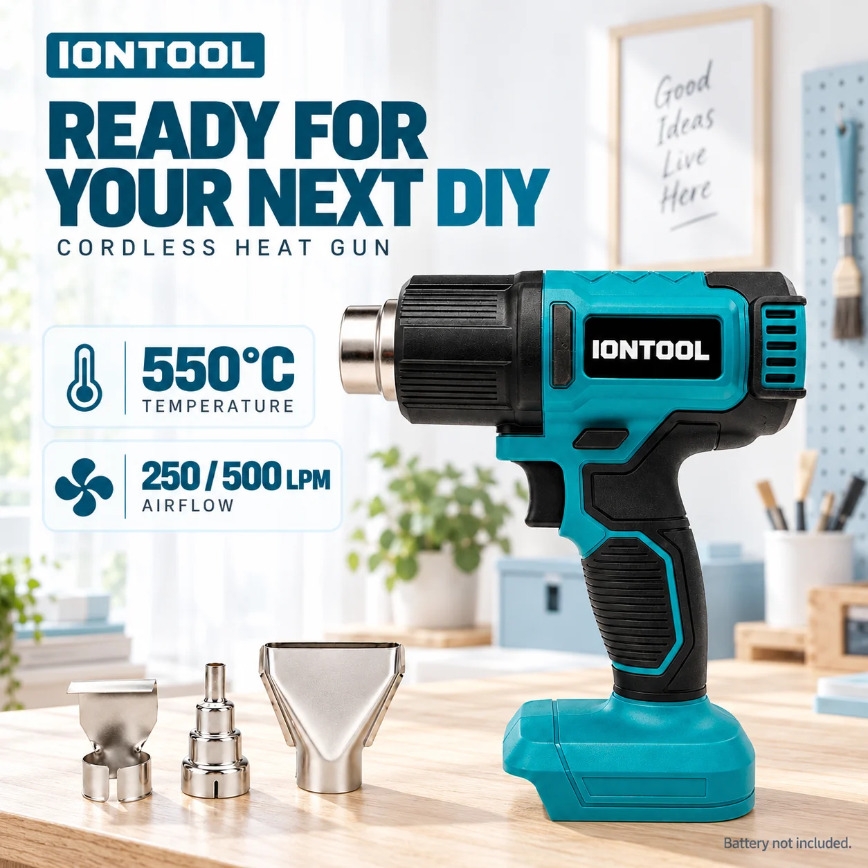 IONTOOL Duurzame Draadloze Het - Cordless Heat Gun For Shrink Tubing recensie en prijs