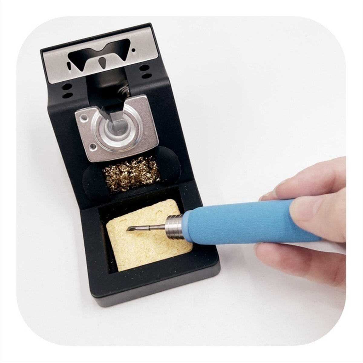Nieuwe soldeerbout houder met  - Power Tools recensie en prijs