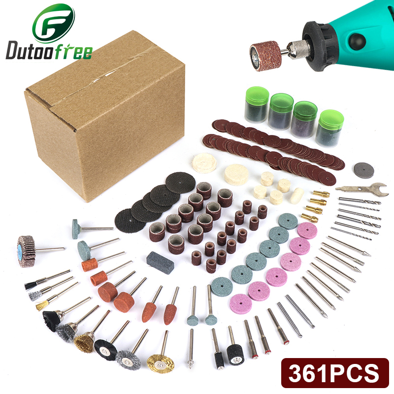 361 stks/partij Elektrisch Ger - Cordless Rotary Tool Kit Accessories recensie en prijs